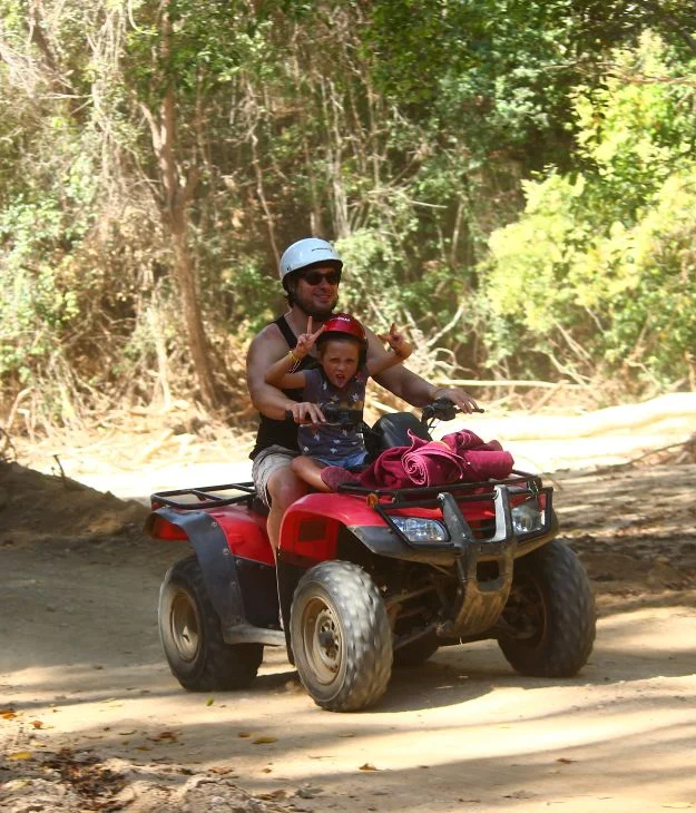 ATV Ride up then Water Rafting down